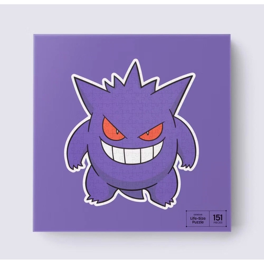 Pokemon Gengar Life-Size Jigsaw Puzzle 151 Pieces Ghost Type Floor Puzzle NEW